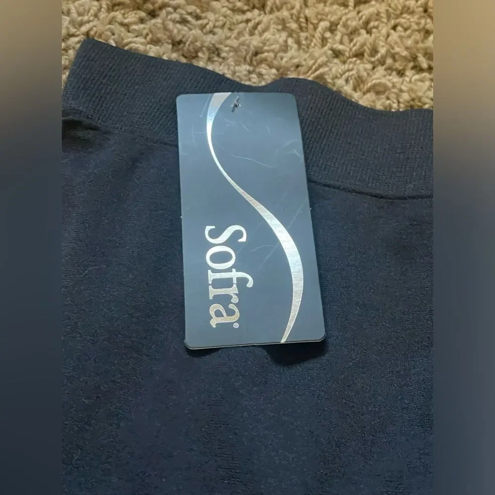 Sofia seamless leggings size “free” charcoal color small medium large tights NEW